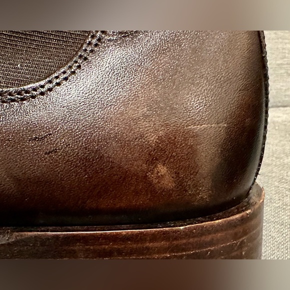 ECCO Men’s Stealth Artisan Chelsea Brown Leather Boots Size 10 - Picture 10 of 10